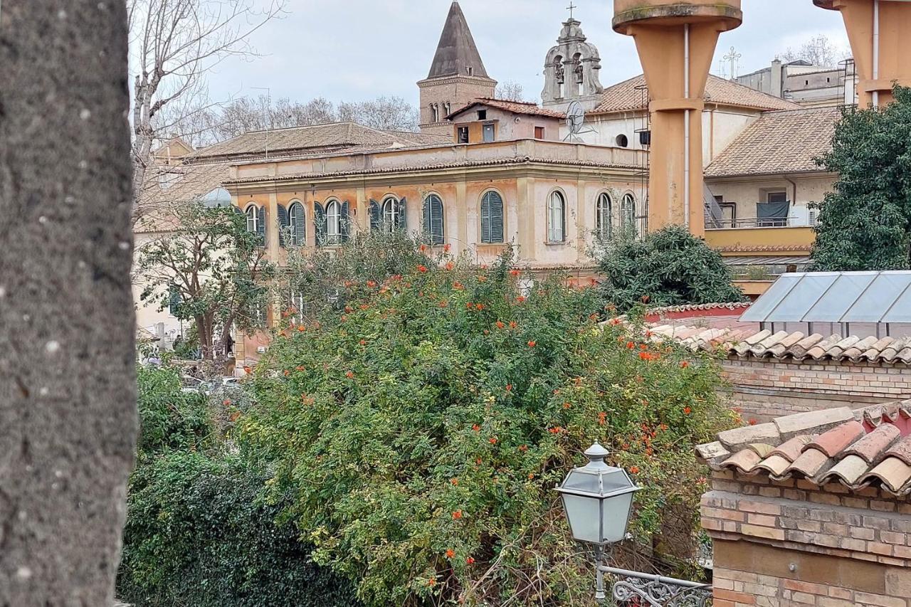 Appartamento Trastevere Charming Loft Roma Esterno foto
