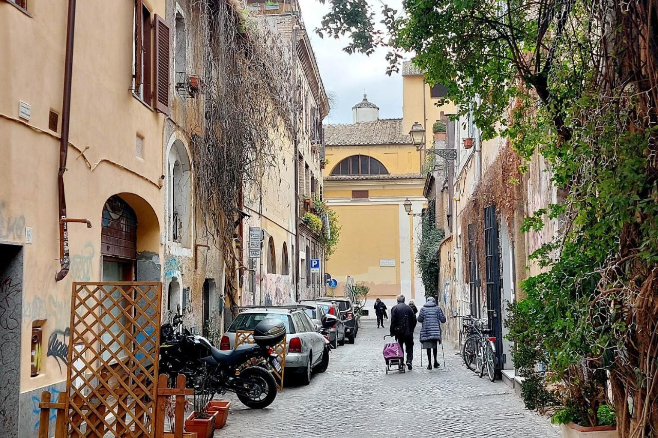 Appartamento Trastevere Charming Loft Roma Esterno foto