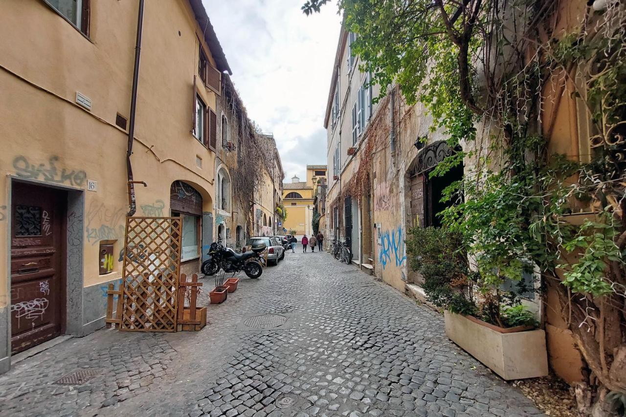 Appartamento Trastevere Charming Loft Roma Esterno foto